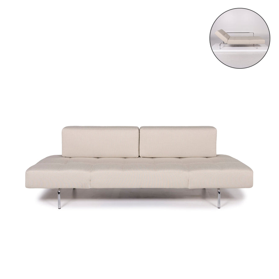 Brühl & Sippold Jerry canapé en tissu beige gris fonction trois places fonction relaxation #11838