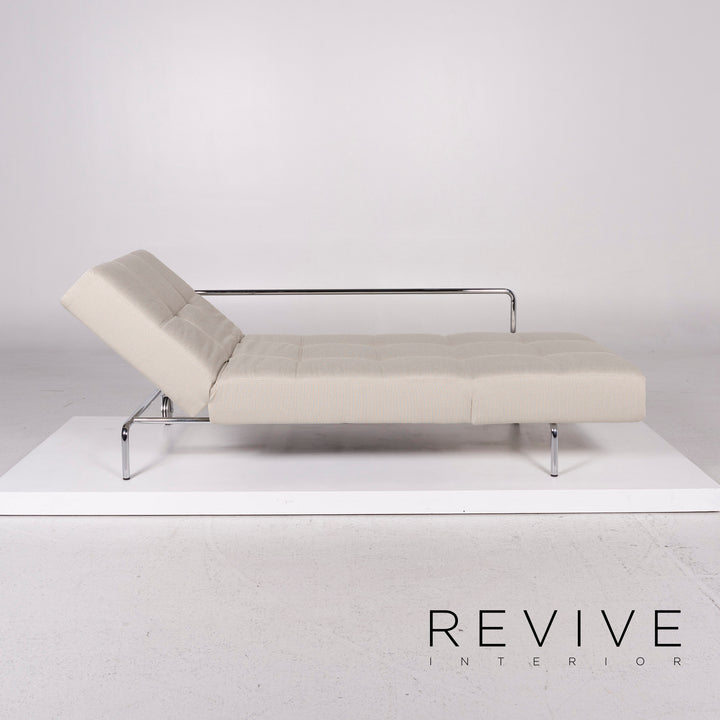 Brühl & Sippold Jerry canapé en tissu beige gris fonction trois places fonction relaxation #11838