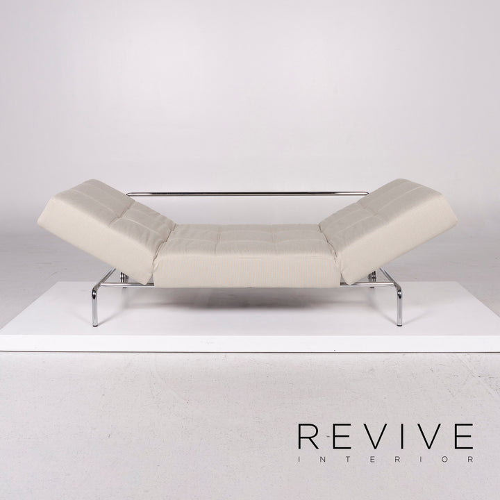 Brühl & Sippold Jerry canapé en tissu beige gris fonction trois places fonction relaxation #11838