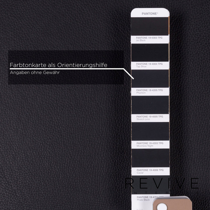 Brühl & Sippold Leder Hocker Schwarz #11738