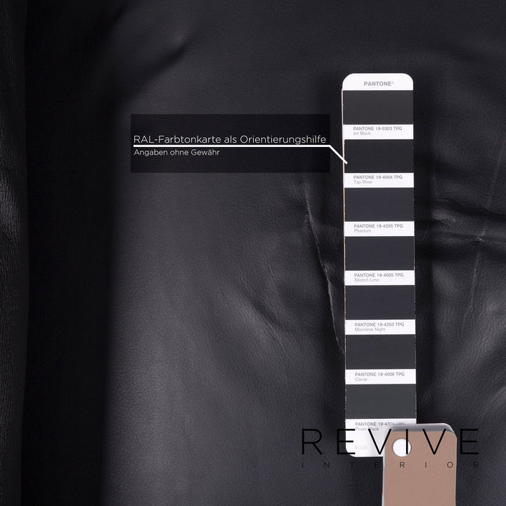 Brühl & Sippold Leder Sessel Schwarz Funktion #11948