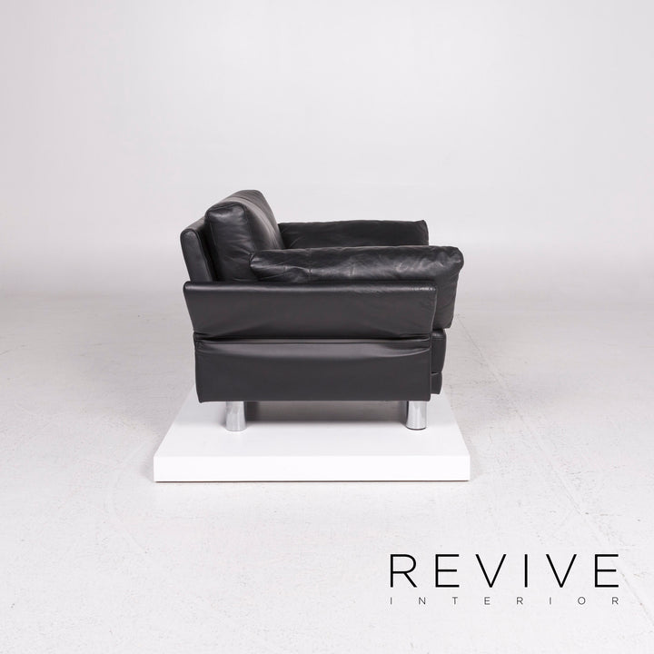 Brühl & Sippold Leder Sessel Schwarz Funktion #11948