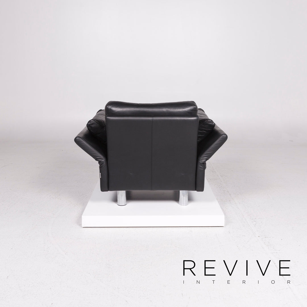 Brühl & Sippold Leder Sessel Schwarz Funktion #11948