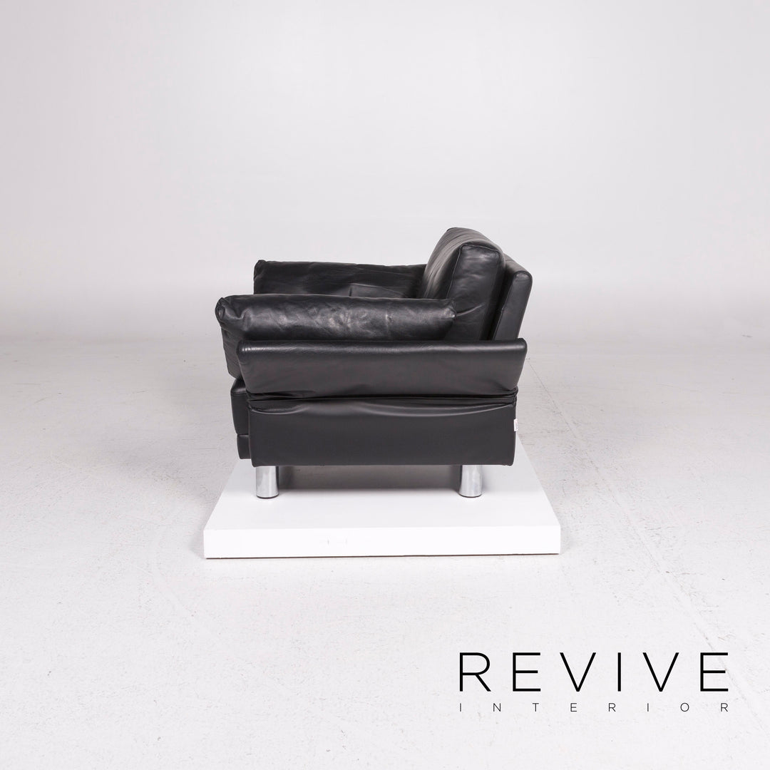 Brühl & Sippold Leder Sessel Schwarz Funktion #11948