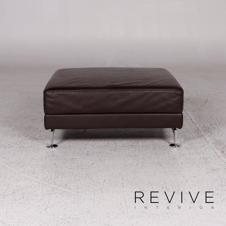 Brühl & Sippold Moule Leder Hocker Braun #9961