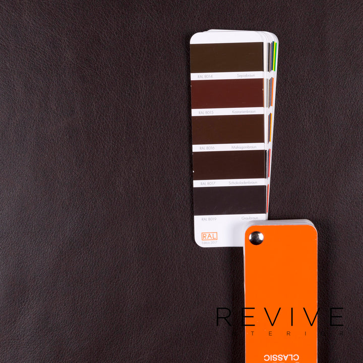 Brühl & Sippold Moule Leder Hocker Braun #9961