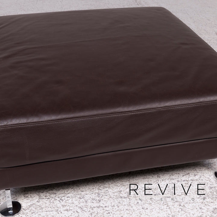 Brühl & Sippold Moule Leder Hocker Braun #9961