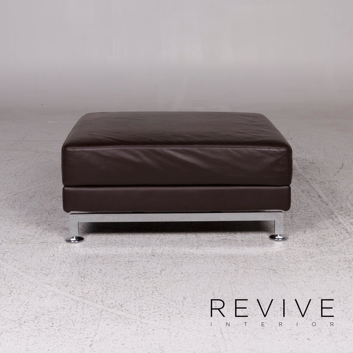 Brühl & Sippold Moule Leder Hocker Braun #9961