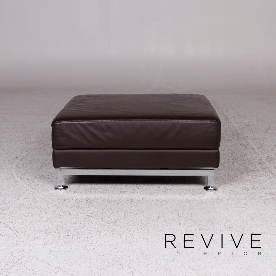 Brühl & Sippold Moule Leder Hocker Braun #9961