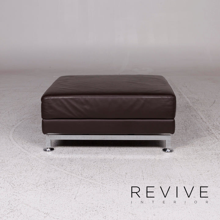 Brühl & Sippold Moule Leder Hocker Braun #9961