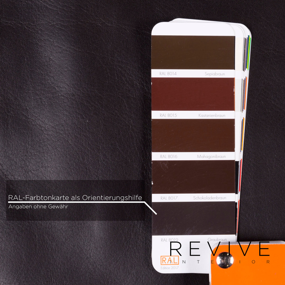 Brühl & Sippold Moule designer leather sofa brown two-seater including function #10354