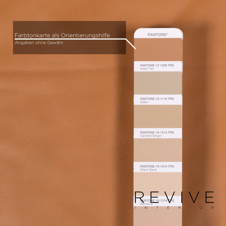 Brühl & Sippold Moule leather sofa brown two-seater including function #11544