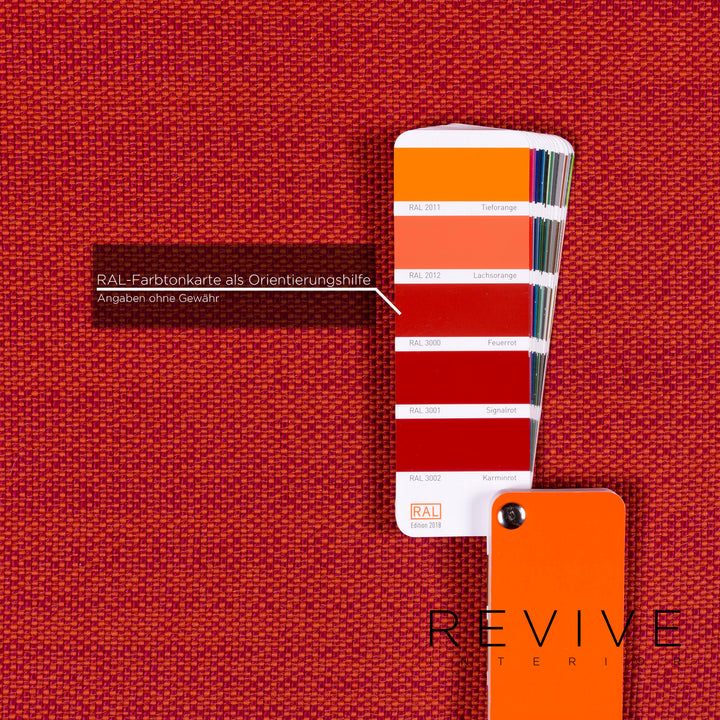 Brühl & Sippold Moule Stoff Ecksofa Rot Sofa Relaxfunktion Funktion Couch #11042