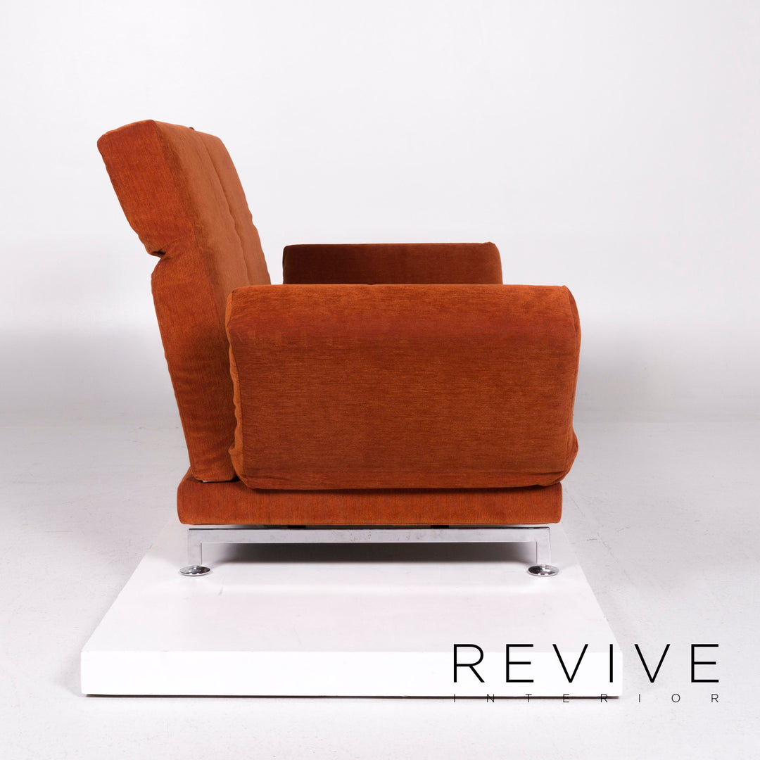Brühl & Sippold Moule Stoff Sofa Orange Zweisitzer inkl. Funktion #10816