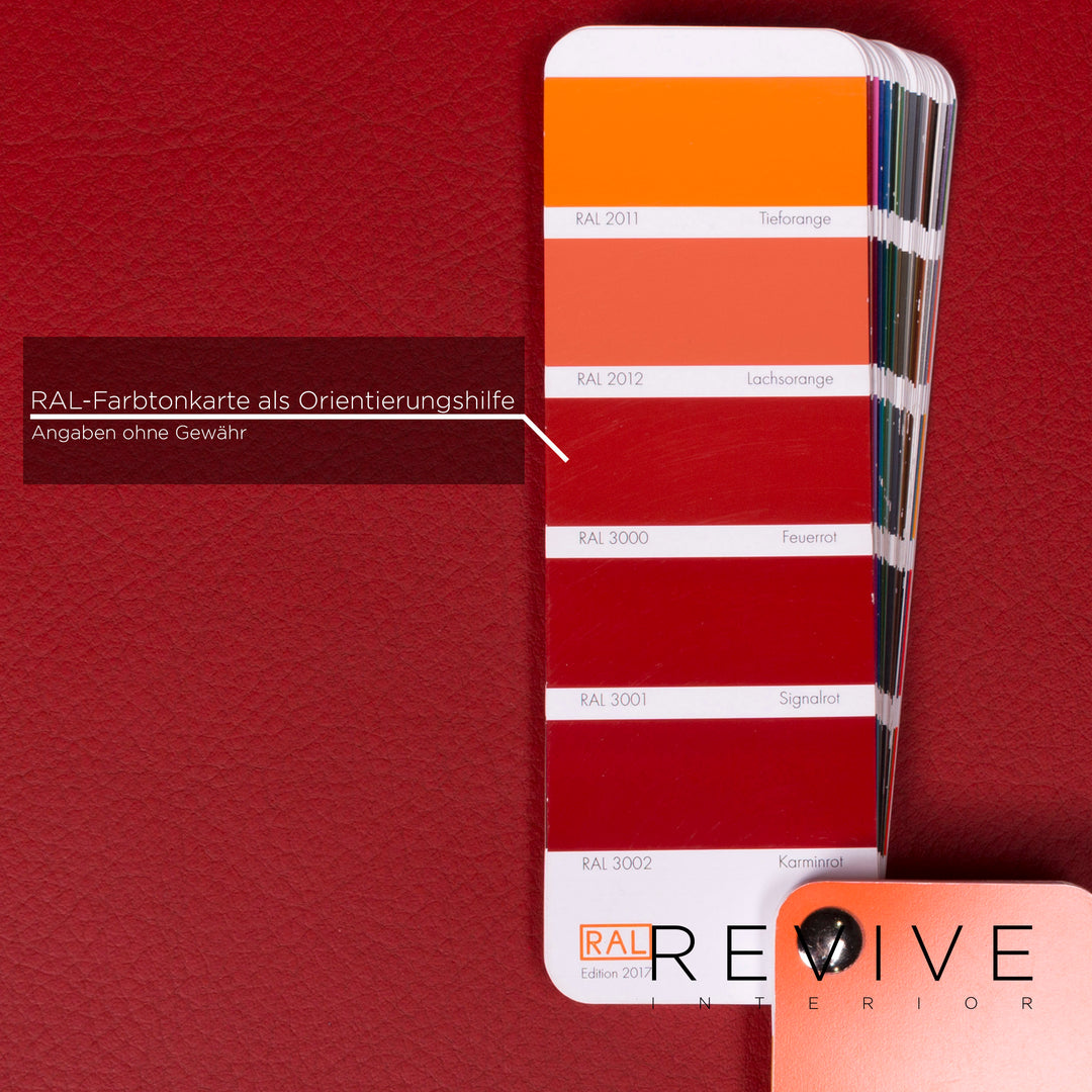 Brühl & Sippold Prelude Designer Leder Sofa Rot Zweisitzer #10321