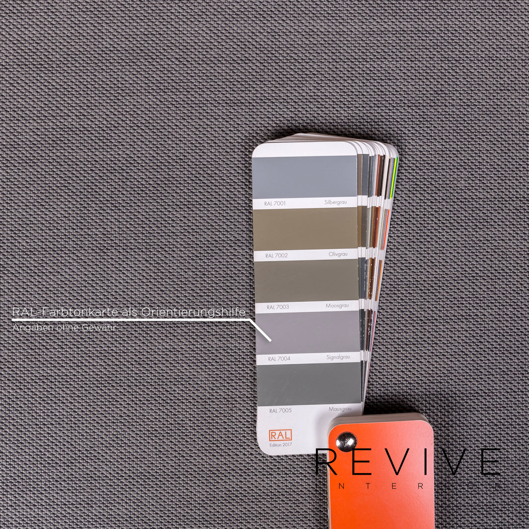 Brühl & Sippold Roro Designer Stoff Ecksofa Grau Sofa Couch Funktion Schlafcouch Schlafsofa #8666