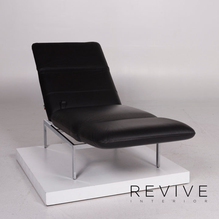 Brühl & Sippold Roro Leder Sessel Schwarz inkl. Funktion #11776