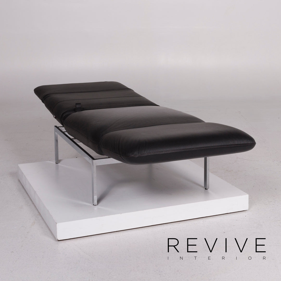 Brühl & Sippold Roro Leder Sessel Schwarz inkl. Funktion #11776