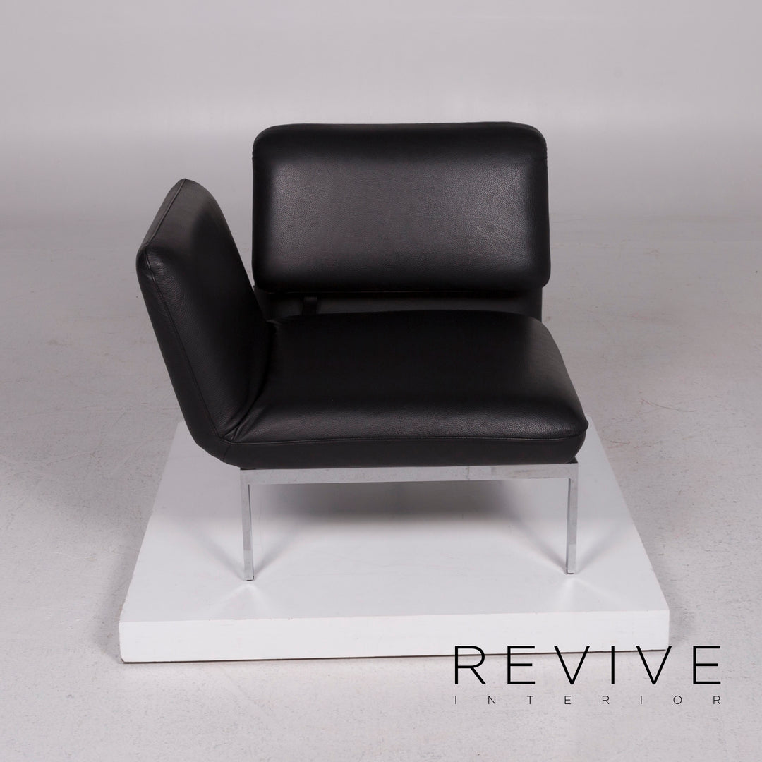 Brühl & Sippold Roro Leder Sessel Schwarz inkl. Funktion #11776