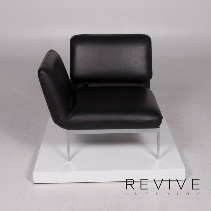 Brühl & Sippold Roro Leder Sessel Schwarz inkl. Funktion #11776