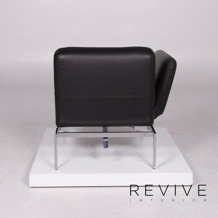 Brühl & Sippold Roro Leder Sessel Schwarz inkl. Funktion #11776