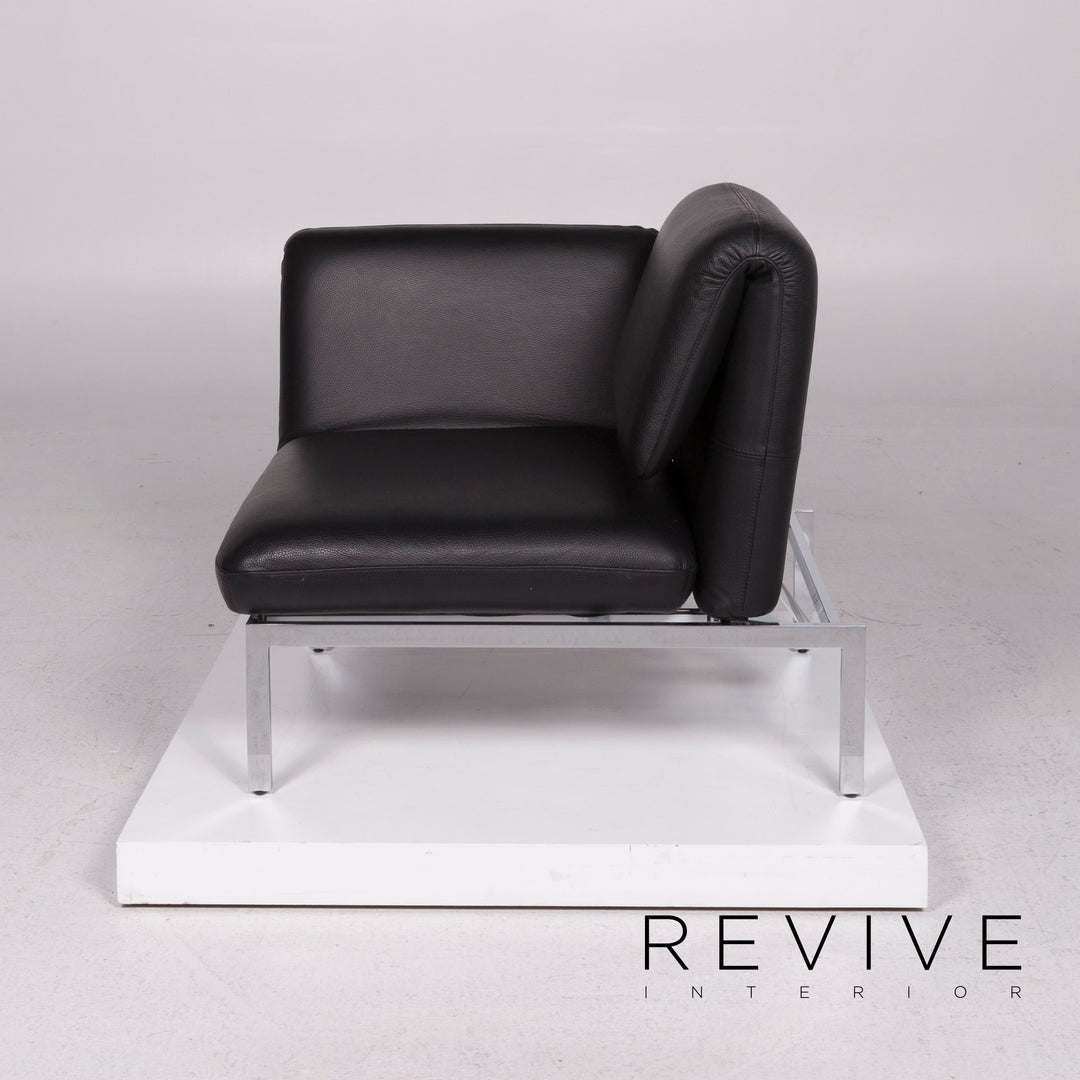 Brühl & Sippold Roro Leder Sessel Schwarz inkl. Funktion #11776