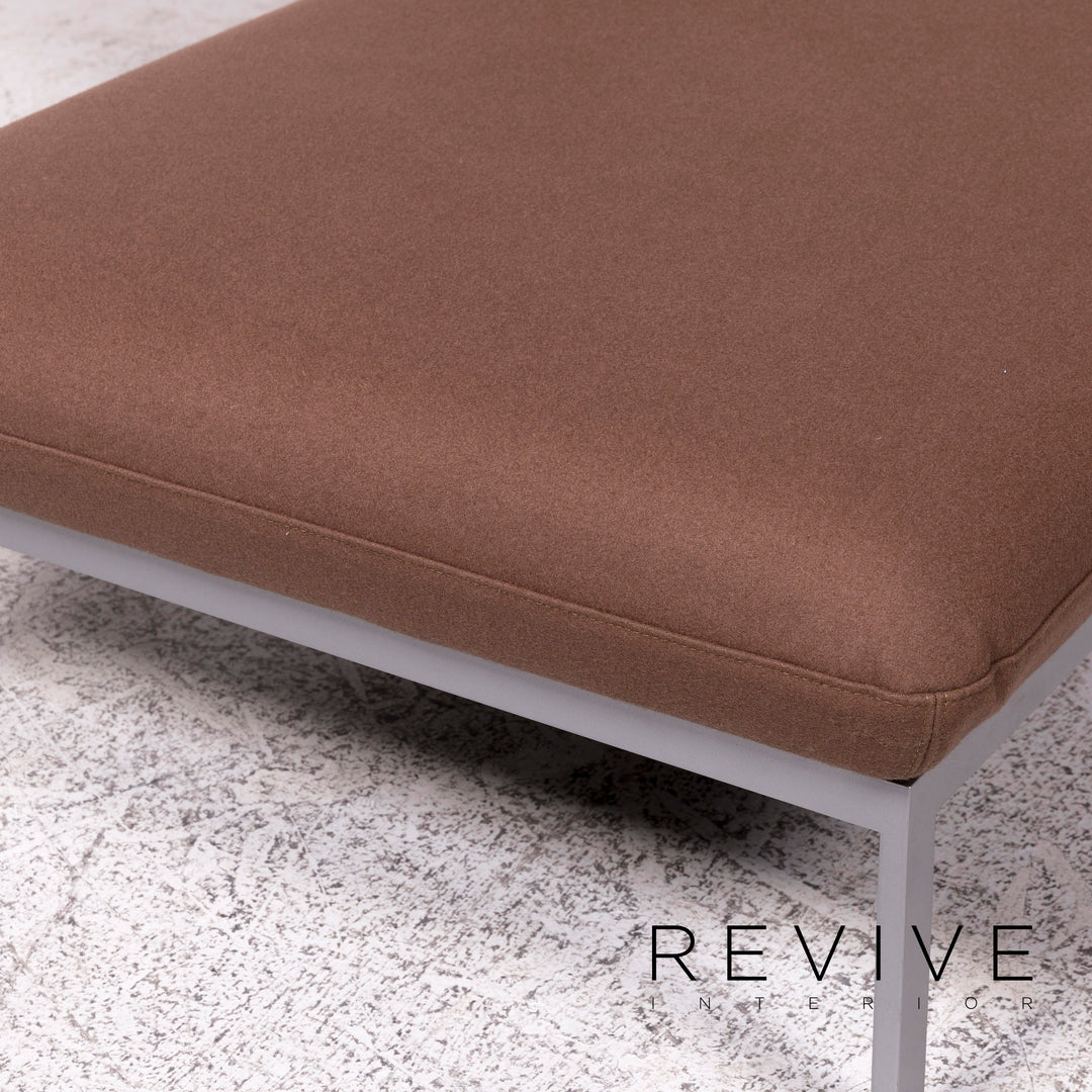 Brühl & Sippold Roro Stoff Ecksofa Braun Sofa Relaxfunktion Schlaffunktion Couch #10192