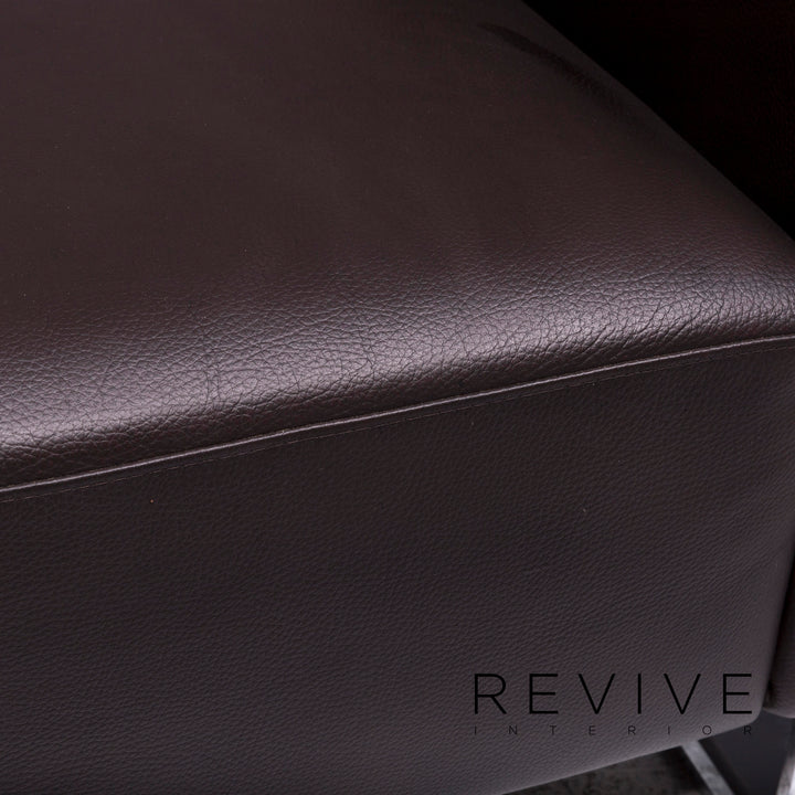 Brühl & Sippold Serge Leder Sessel Braun #9253