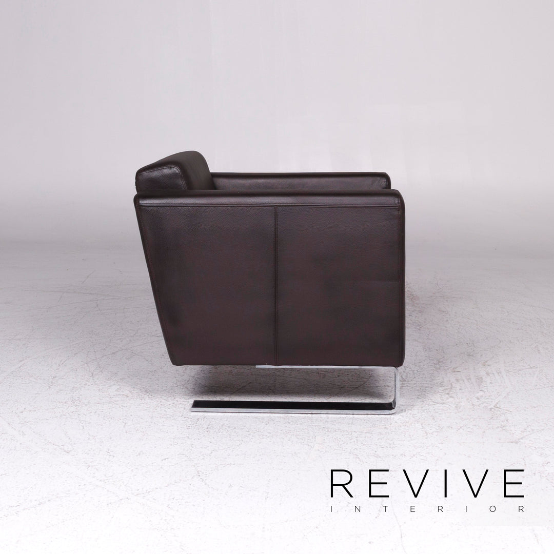 Brühl & Sippold Serge Leder Sessel Braun #9253