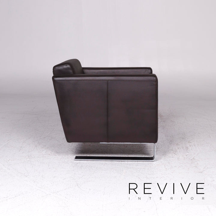 Brühl & Sippold Serge Leder Sessel Braun #9253