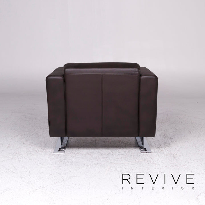 Brühl & Sippold Serge Leder Sessel Braun #9253