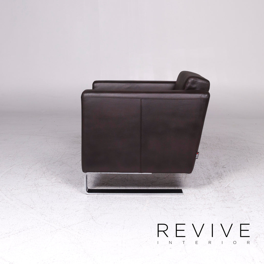 Brühl & Sippold Serge Leder Sessel Braun #9253