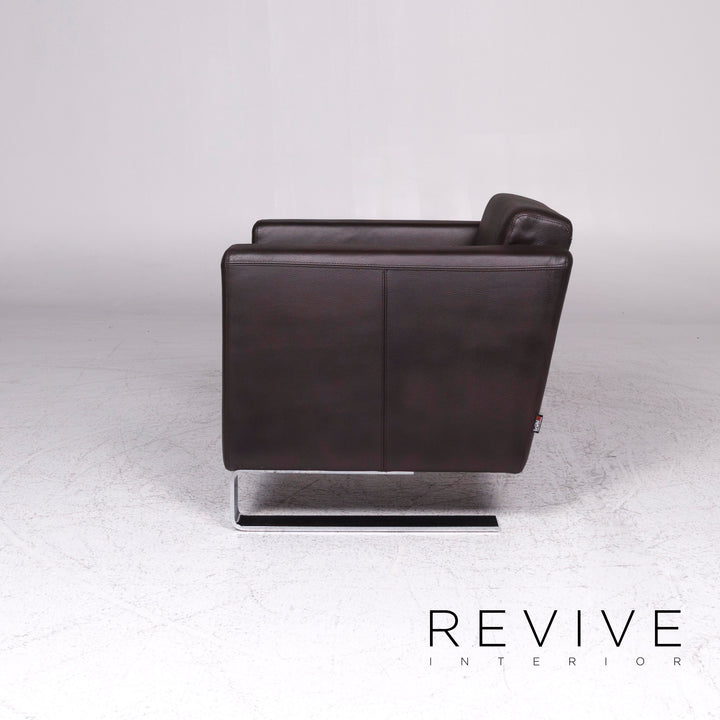 Brühl & Sippold Serge Leder Sessel Braun #9253