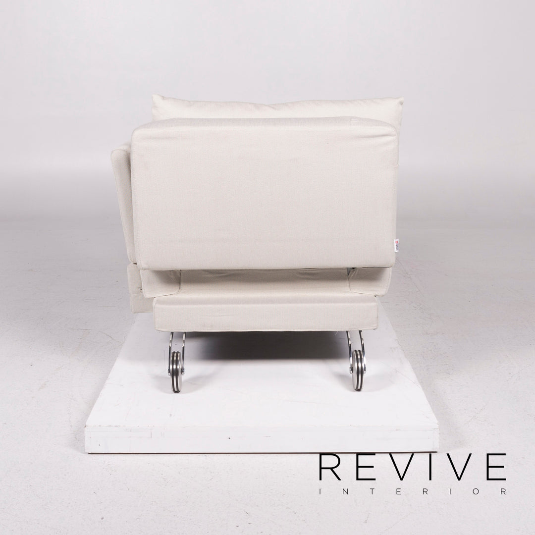 Brühl & Sippold Tam Stoff Sofa Weiß Zweisitzer inkl. Funktion #11753