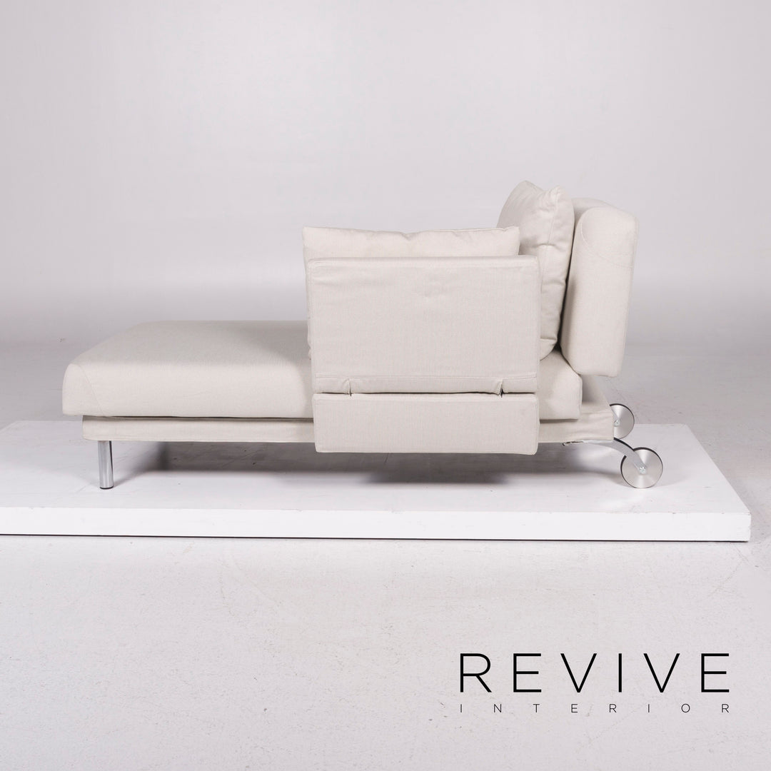 Brühl & Sippold Tam Stoff Sofa Weiß Zweisitzer inkl. Funktion #11753