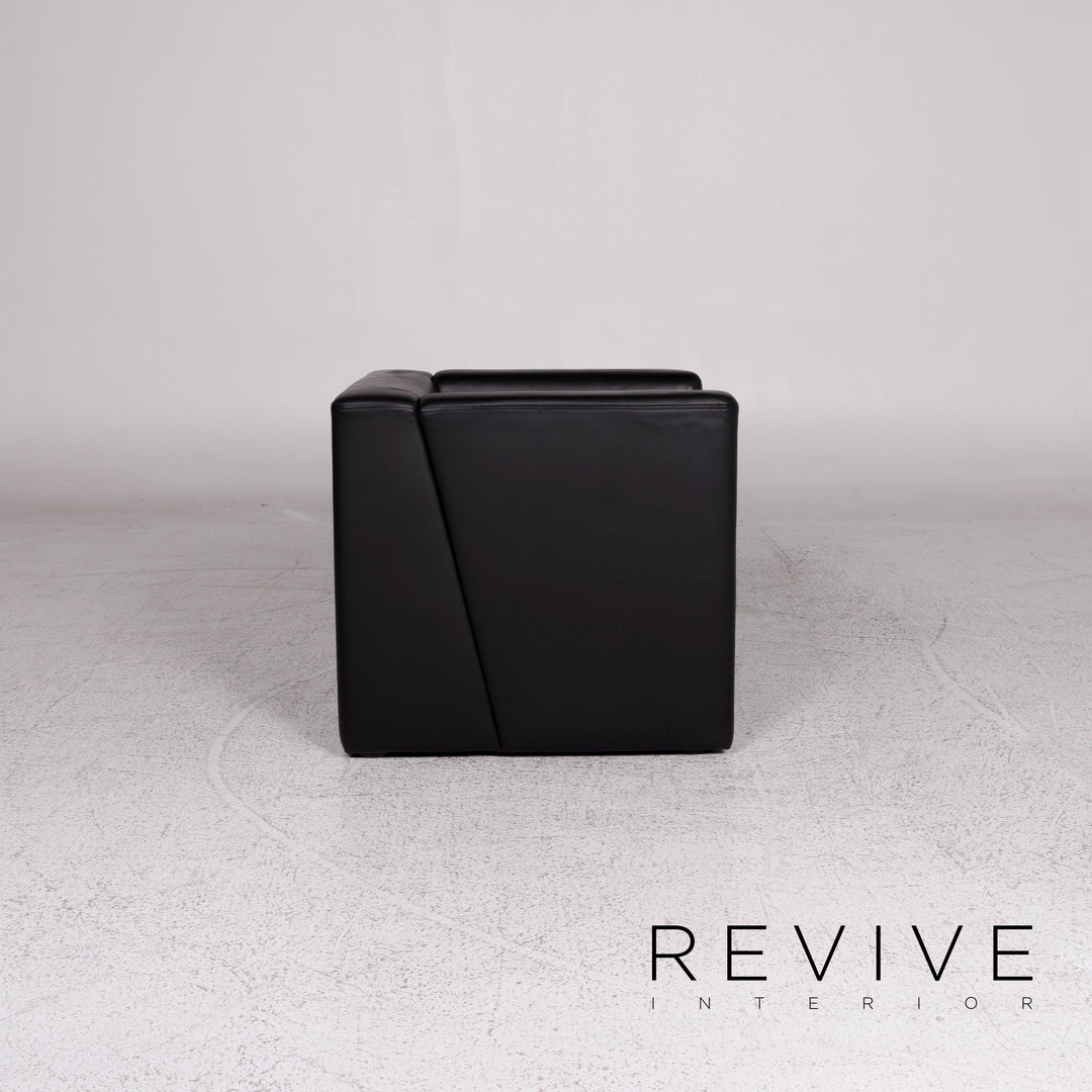 Brühl & Sippold Visavis Leder Sessel Schwarz #9954