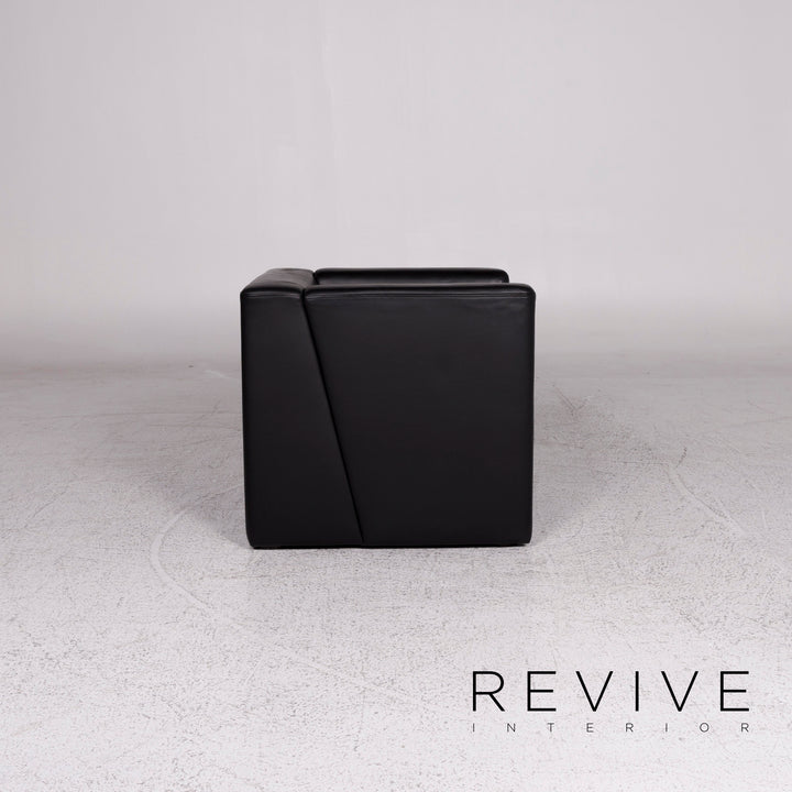 Brühl & Sippold Visavis Leder Sessel Schwarz #9954