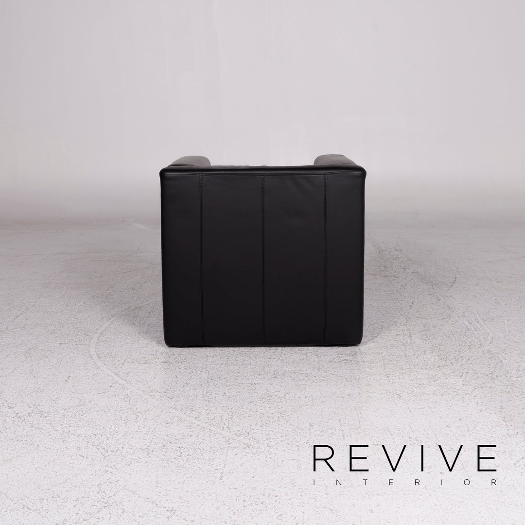 Brühl & Sippold Visavis Leder Sessel Schwarz #9954