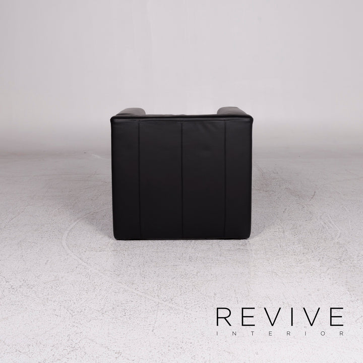 Brühl & Sippold Visavis Leder Sessel Schwarz #9954