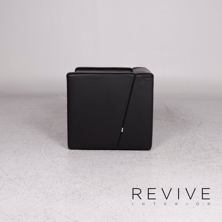 Brühl & Sippold Visavis Leder Sessel Schwarz #9954