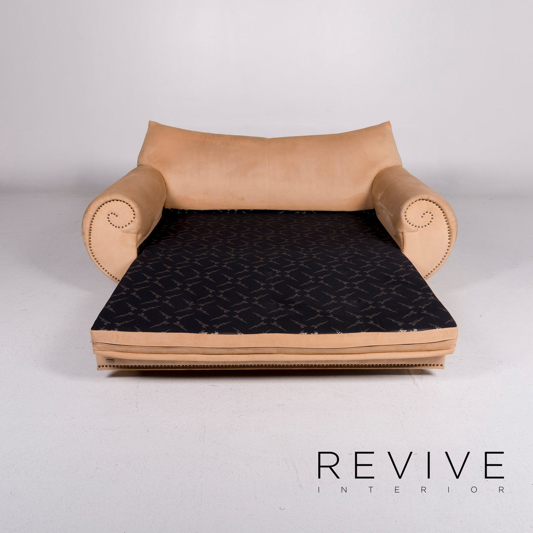 Bretz Gaudi fabric sofa beige sleeping function couch #11201