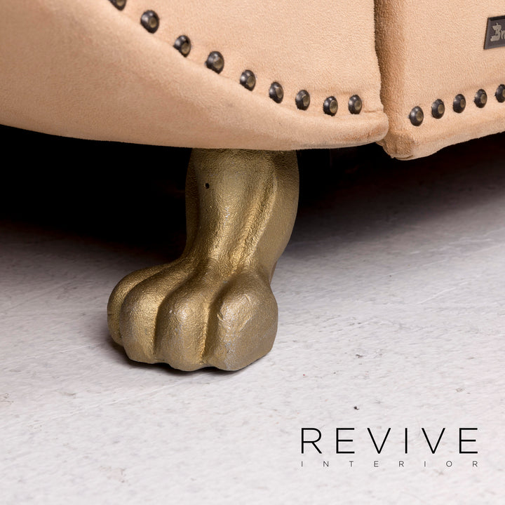 Bretz Gaudi fabric sofa beige sleeping function couch #11201