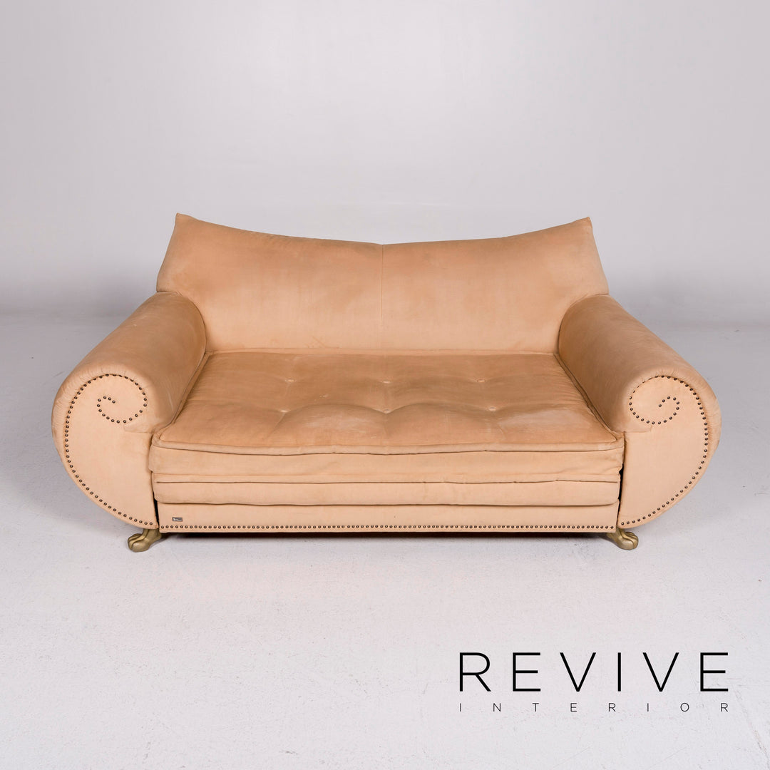 Bretz Gaudi fabric sofa beige sleeping function couch #11201