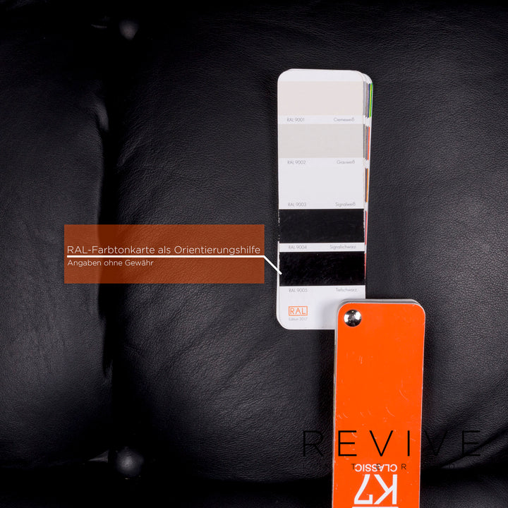 Bretz Laola Designer Leather Lounger Black Relax #9668