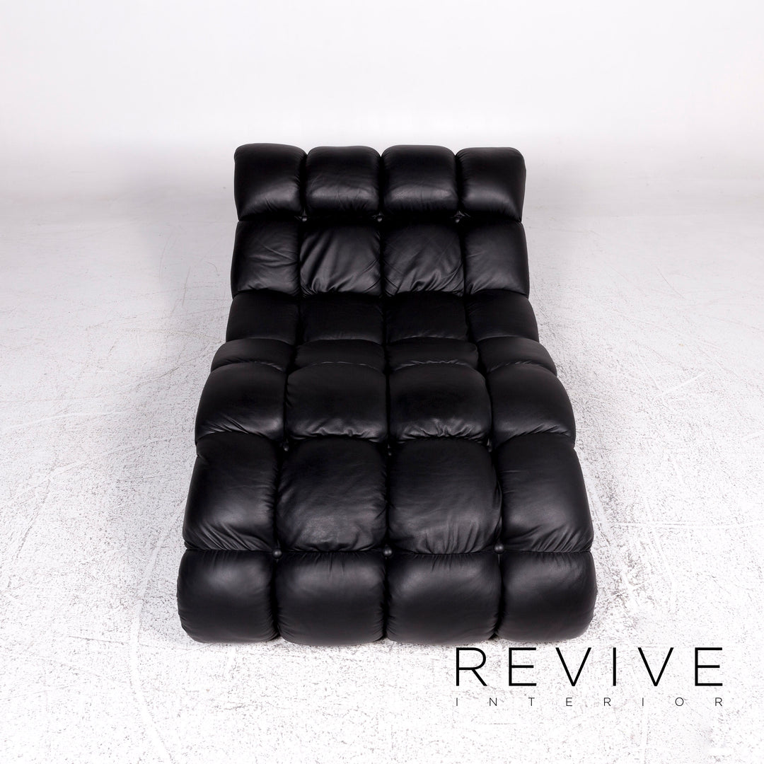 Bretz Laola Designer Leather Lounger Black Relax #9668