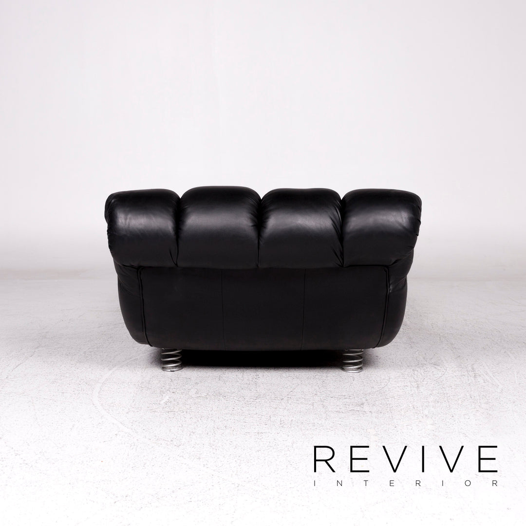 Bretz Laola Designer Leather Lounger Black Relax #9668