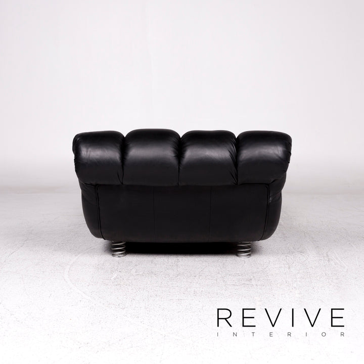 Bretz Laola Designer Leather Lounger Black Relax #9668