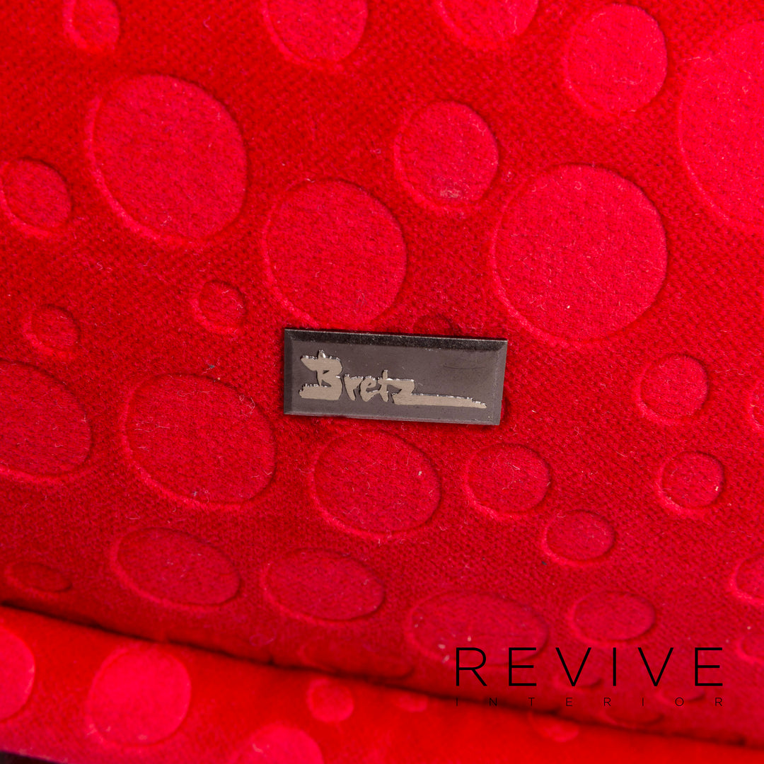 Bretz Laola Fabric Lounger Red #10974