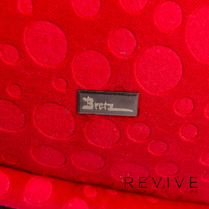 Bretz Laola Fabric Lounger Red #10974