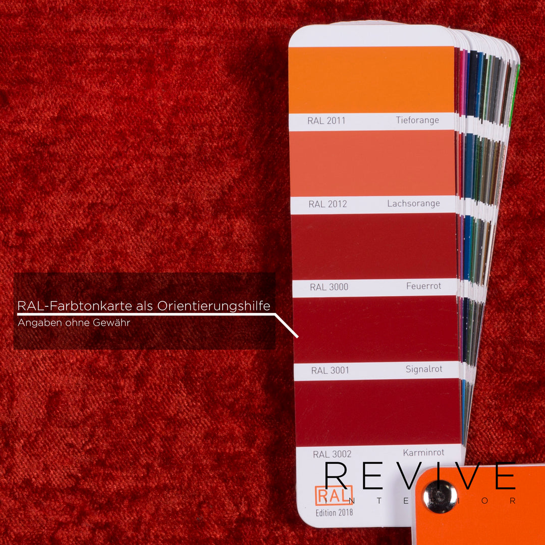 Bretz Loveseat Fabric Armchair Red Armchair #11227